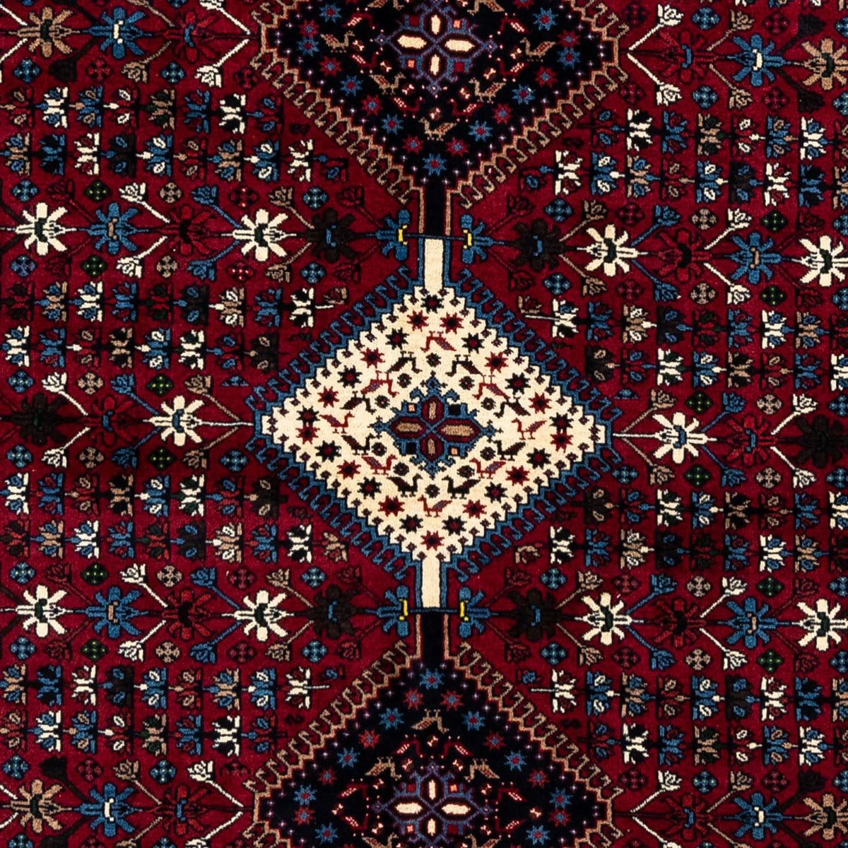 Alfombra persa - Nómada - 296 x 200 cm - rojo oscuro