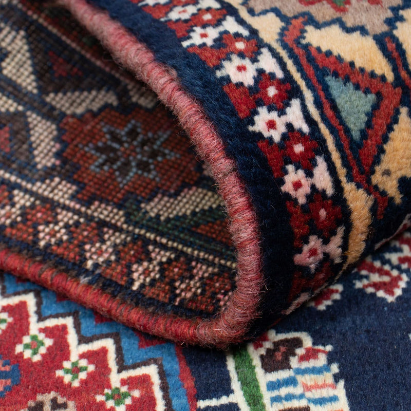 Alfombra persa - Nómada - 144 x 103 cm - azul