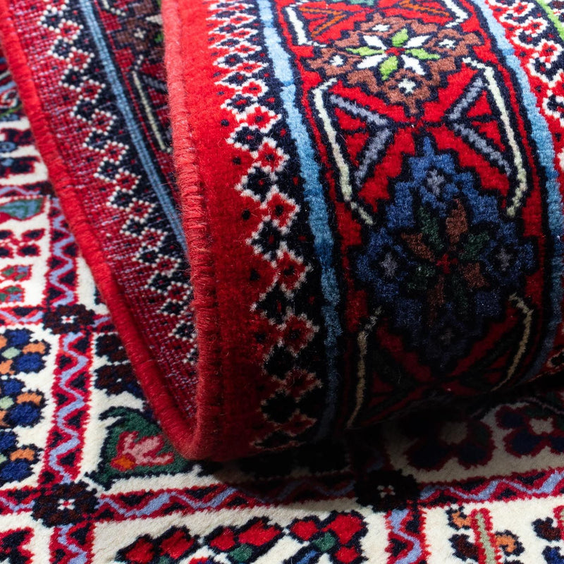 Alfombra persa - Nómada - 146 x 112 cm - rojo oscuro