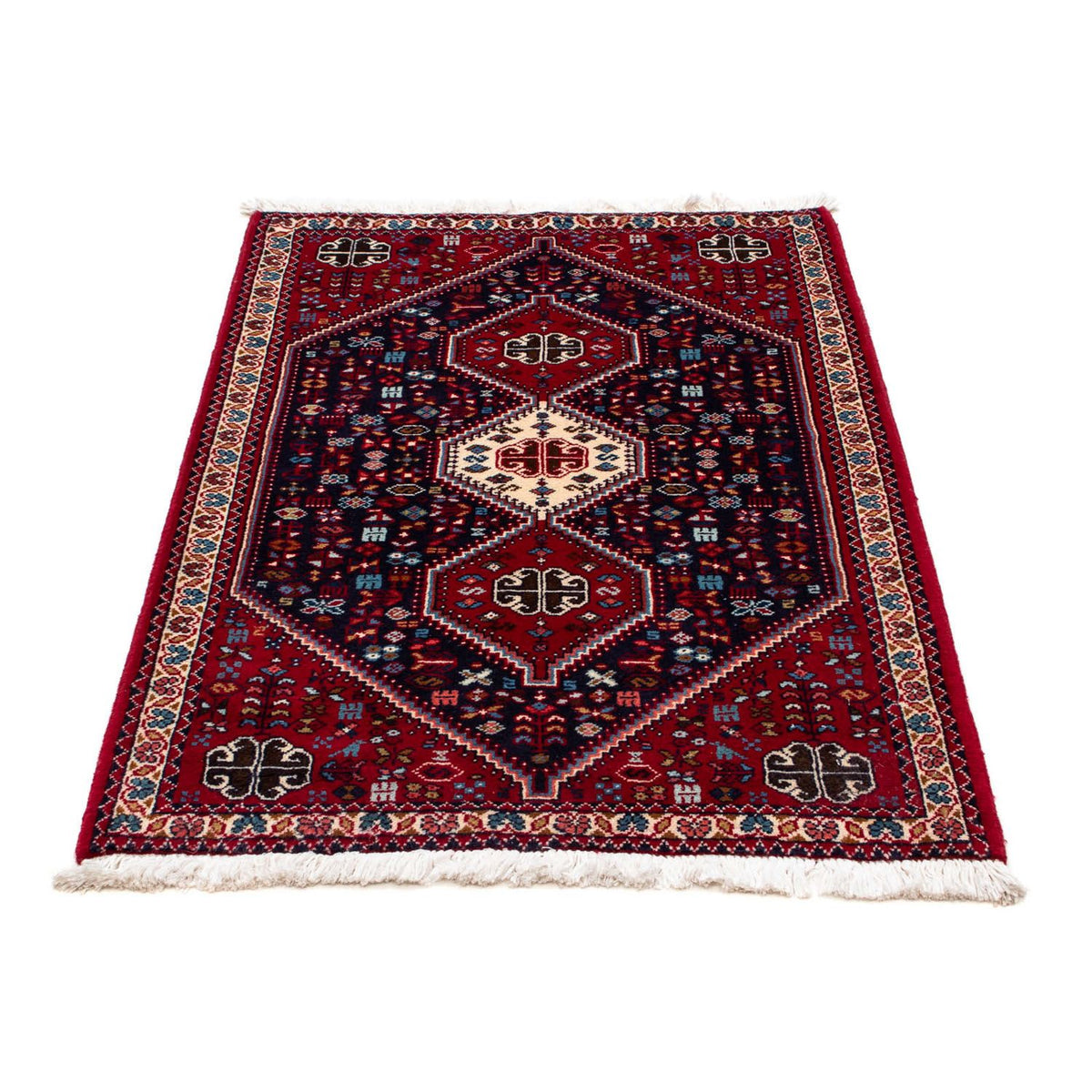 Alfombra persa - Nómada - 121 x 76 cm - azul oscuro