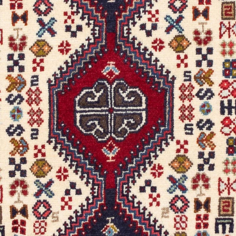 Alfombra persa - Nómada - 125 x 76 cm - beige