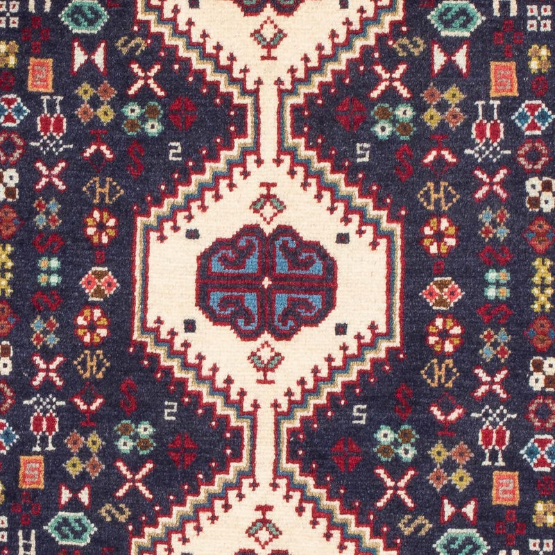 Alfombra persa - Nómada - 120 x 74 cm - azul oscuro