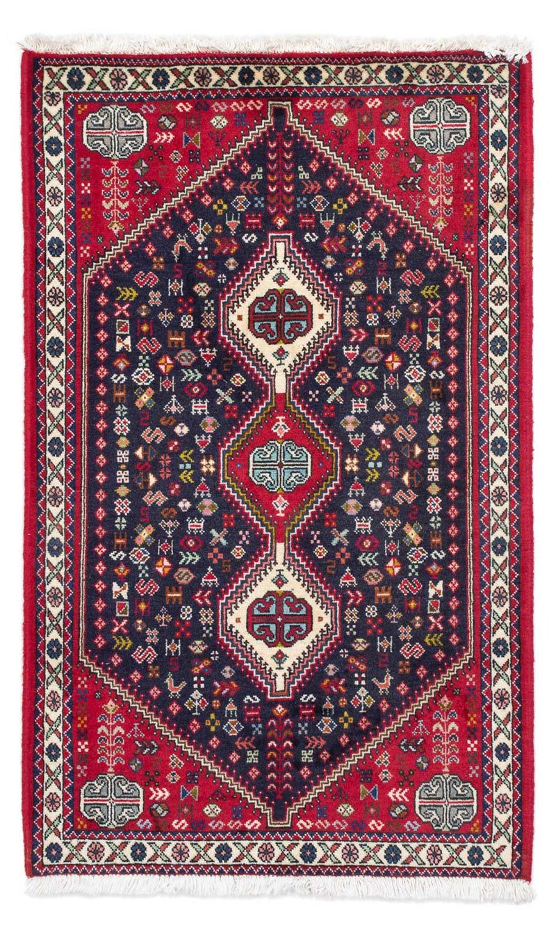 Alfombra persa - Nómada - 128 x 76 cm - azul oscuro