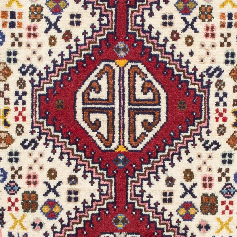 Alfombra persa - Nómada - 121 x 80 cm - rojo oscuro