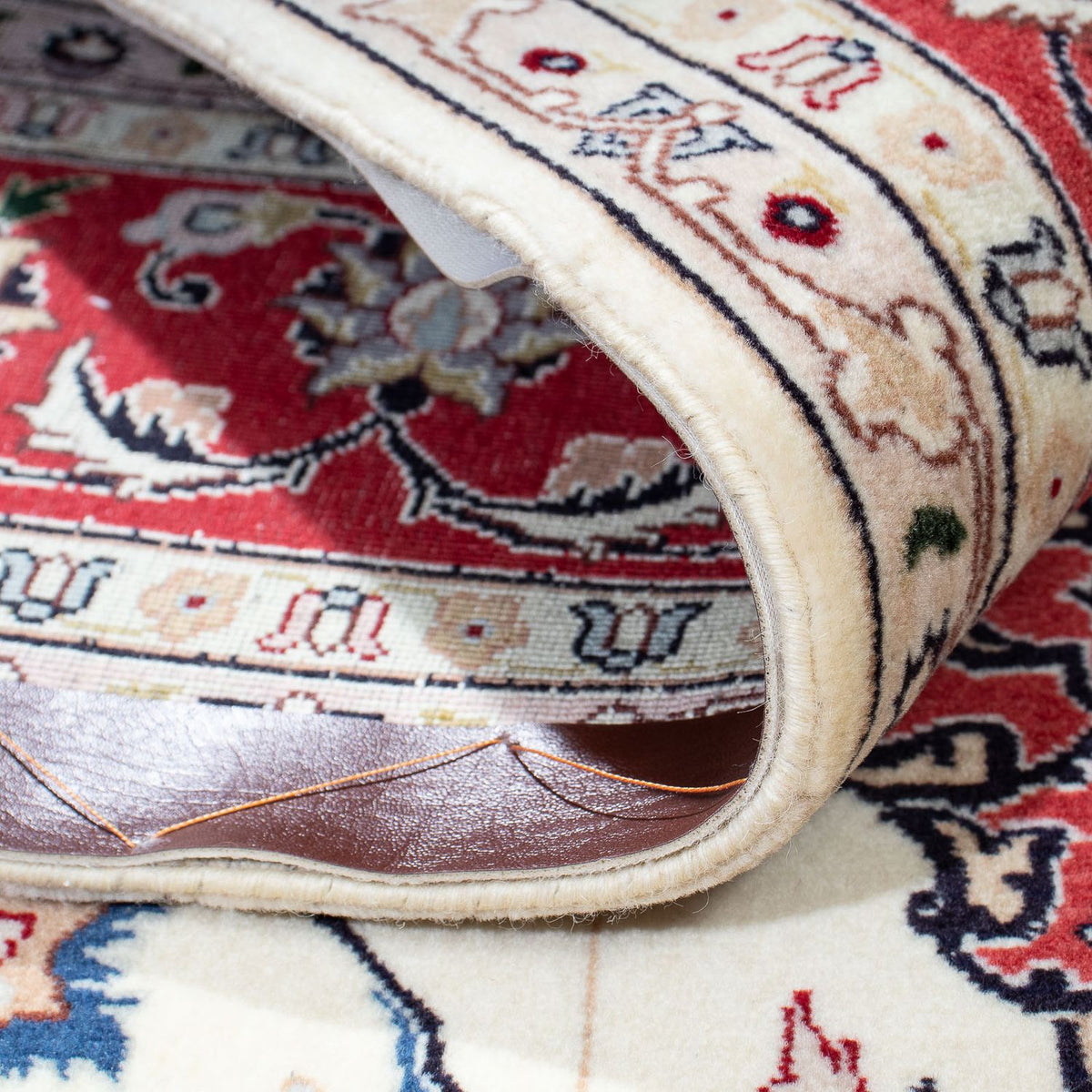 Alfombra Persa - Tabriz - Real - 203 x 154 cm - beige