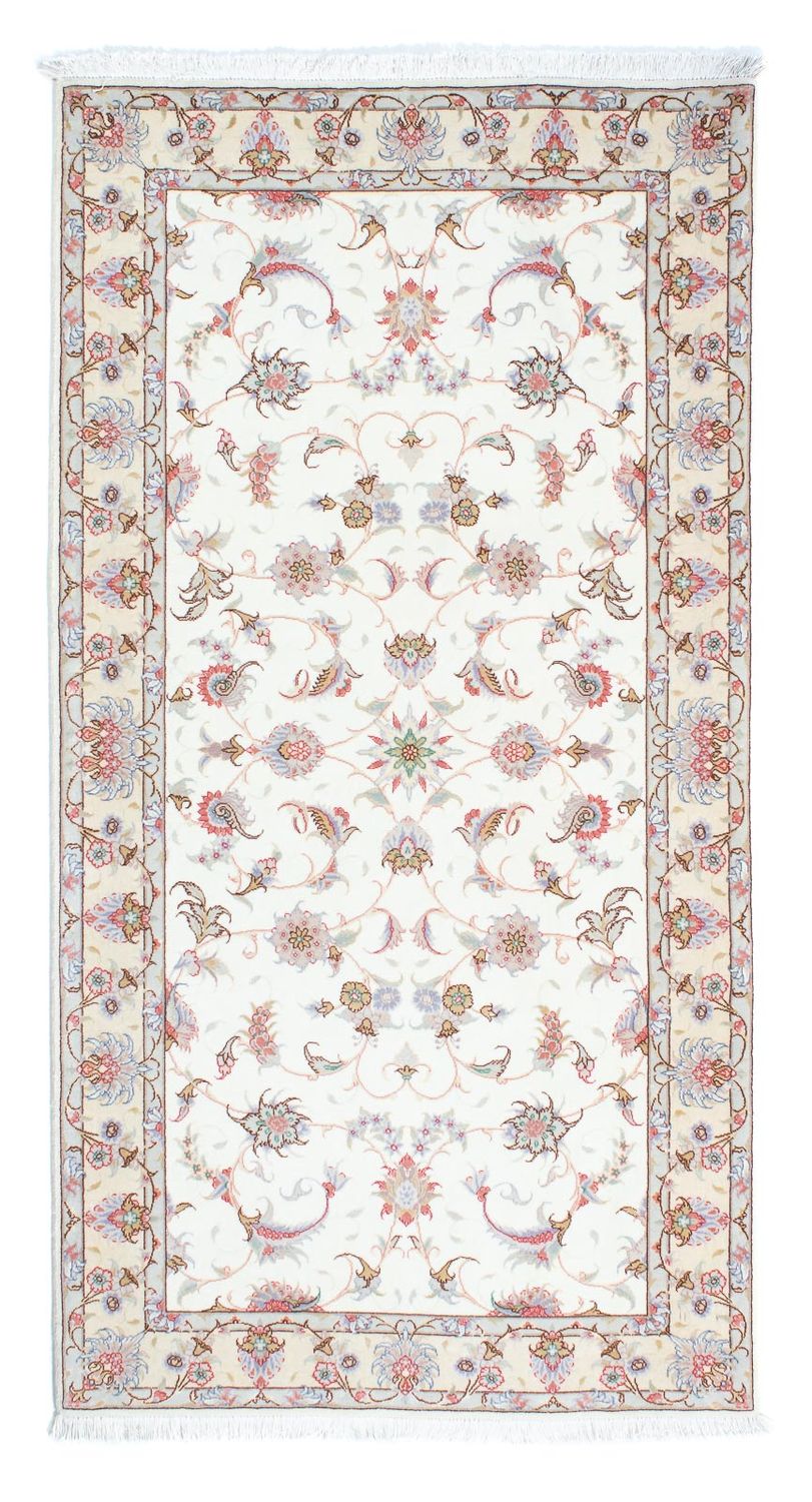 Alfombra de pasillo Alfombra Persa - Tabriz - Real - 196 x 100 cm - beige