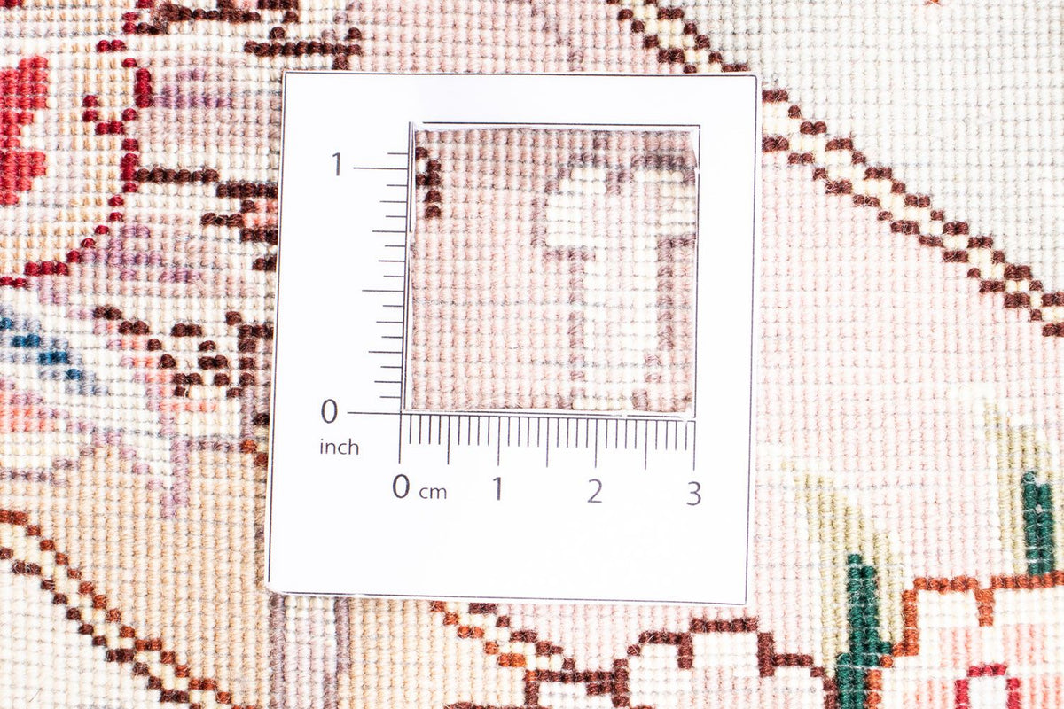 Alfombra Persa - Tabriz - Real redondo  - 250 x 250 cm - beige