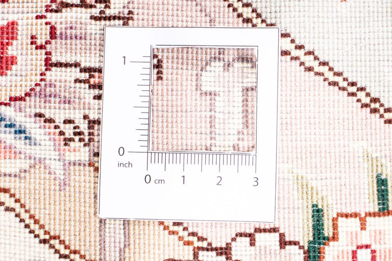 Alfombra Persa - Tabriz - Real redondo  - 250 x 250 cm - beige