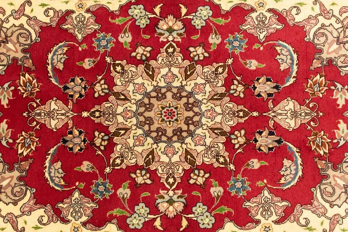 Alfombra Persa - Tabriz - Real - 154 x 103 cm - rojo