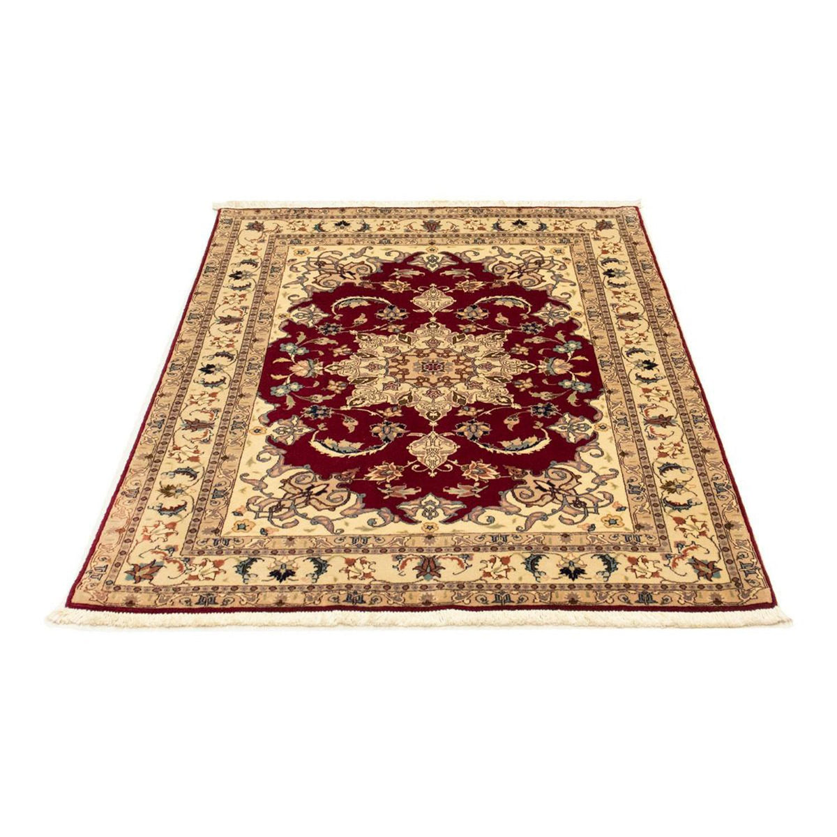 Alfombra Persa - Tabriz - Real - 151 x 101 cm - rojo