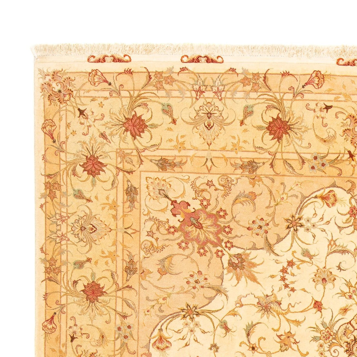 Alfombra Persa - Tabriz - Real - 302 x 198 cm - beige