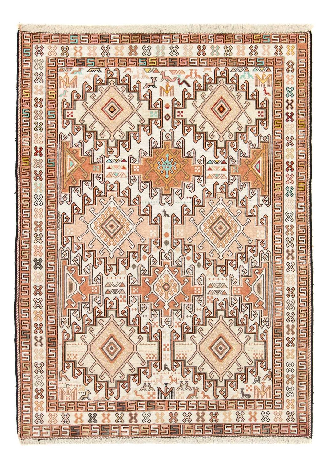 Alfombra persa - Nómada - 149 x 102 cm - beige