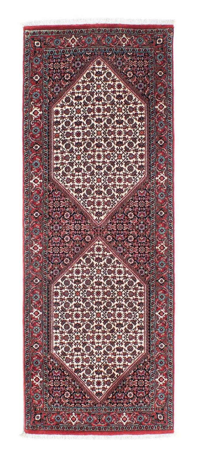 Alfombra de pasillo Alfombra persa - Bidjar - 202 x 76 cm - beige