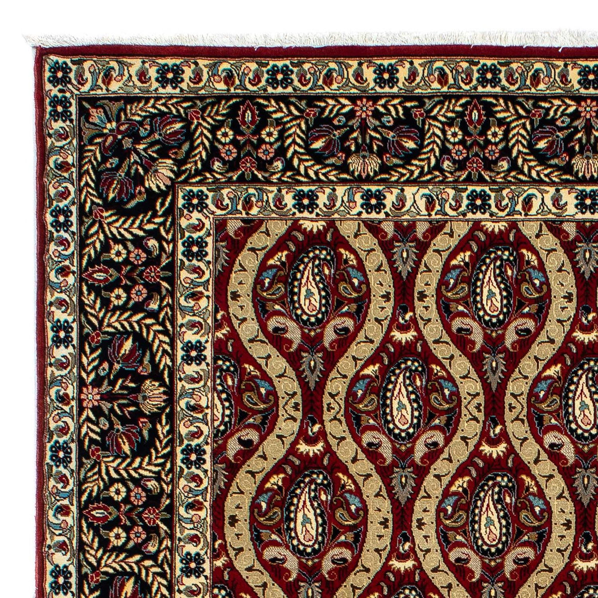 Alfombra persa - Ghom - 207 x 140 cm - multicolor