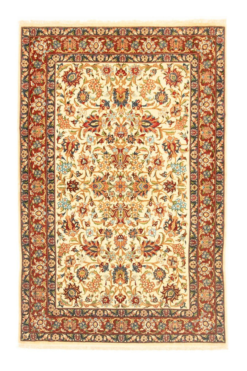 Alfombra persa - Ghom - 160 x 102 cm - beige