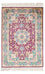 Alfombra persa - Ghom - 148 x 99 cm - rojo oscuro