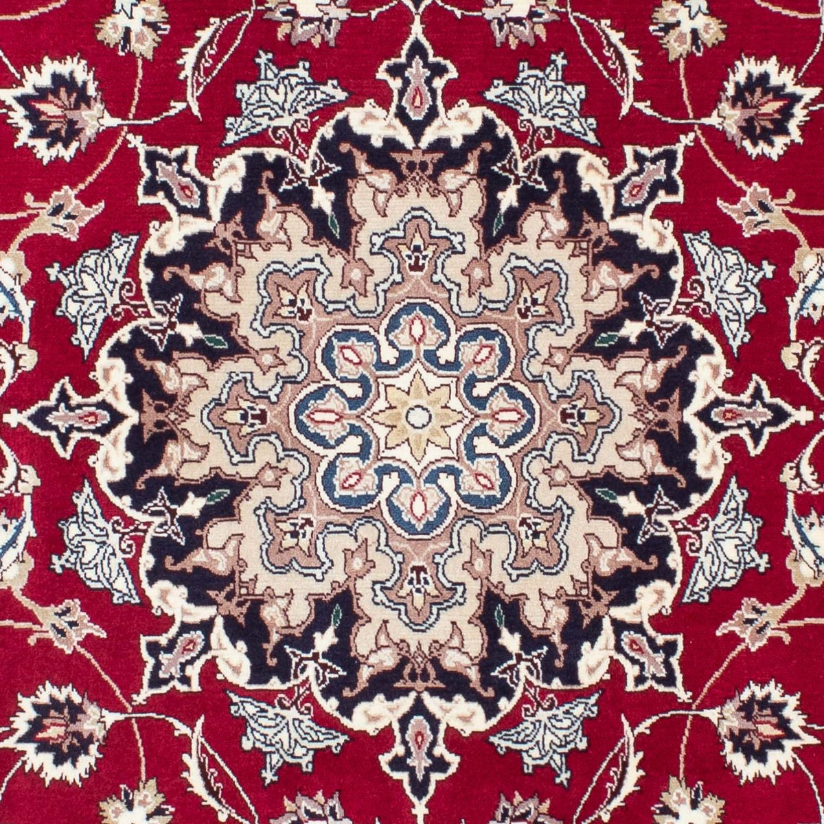 Alfombra Persa - Tabriz - Real - 204 x 151 cm - rojo oscuro