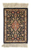Alfombra de seda - Ghom Seda - Prima - 41 x 28 cm - azul oscuro