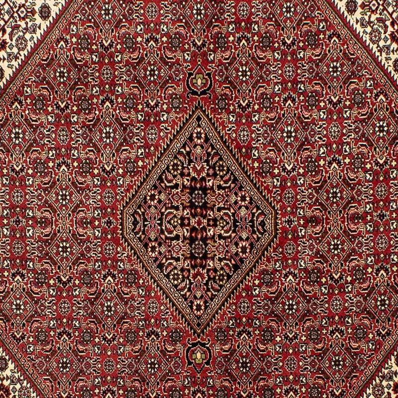 Alfombra persa - Bidjar - 242 x 171 cm - rojo oscuro
