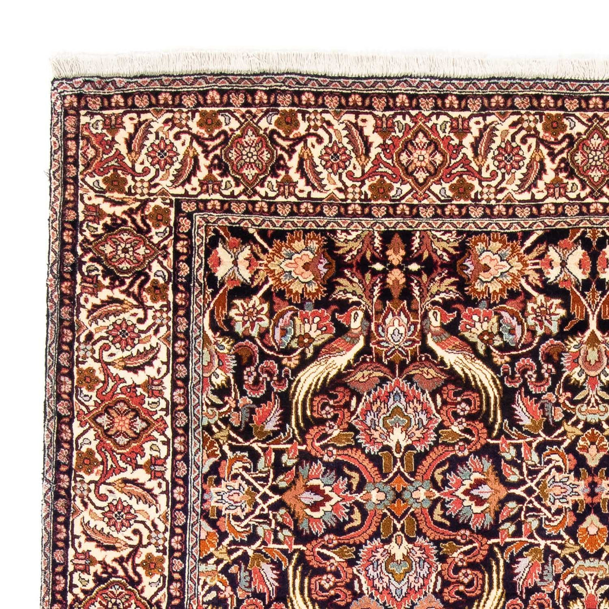 Alfombra persa - Bidjar - 239 x 171 cm - azul oscuro