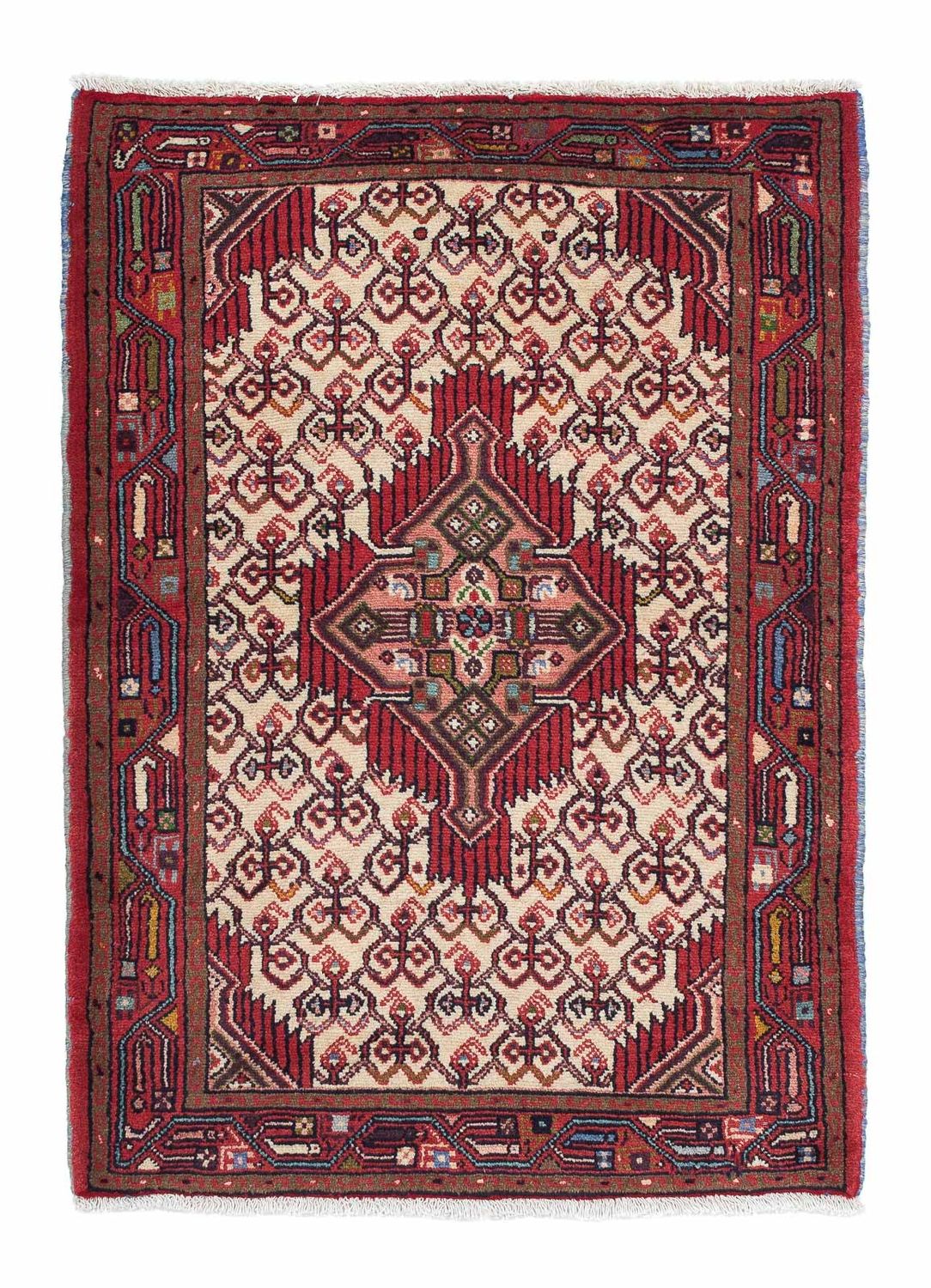 Alfombra persa - Nómada - 120 x 80 cm - beige