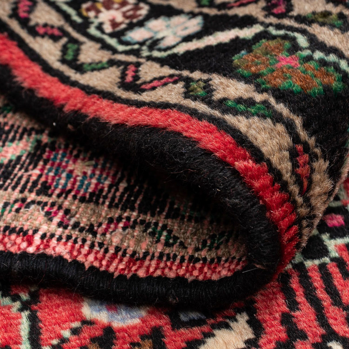 Alfombra persa - Nómada - 123 x 78 cm - rojo claro