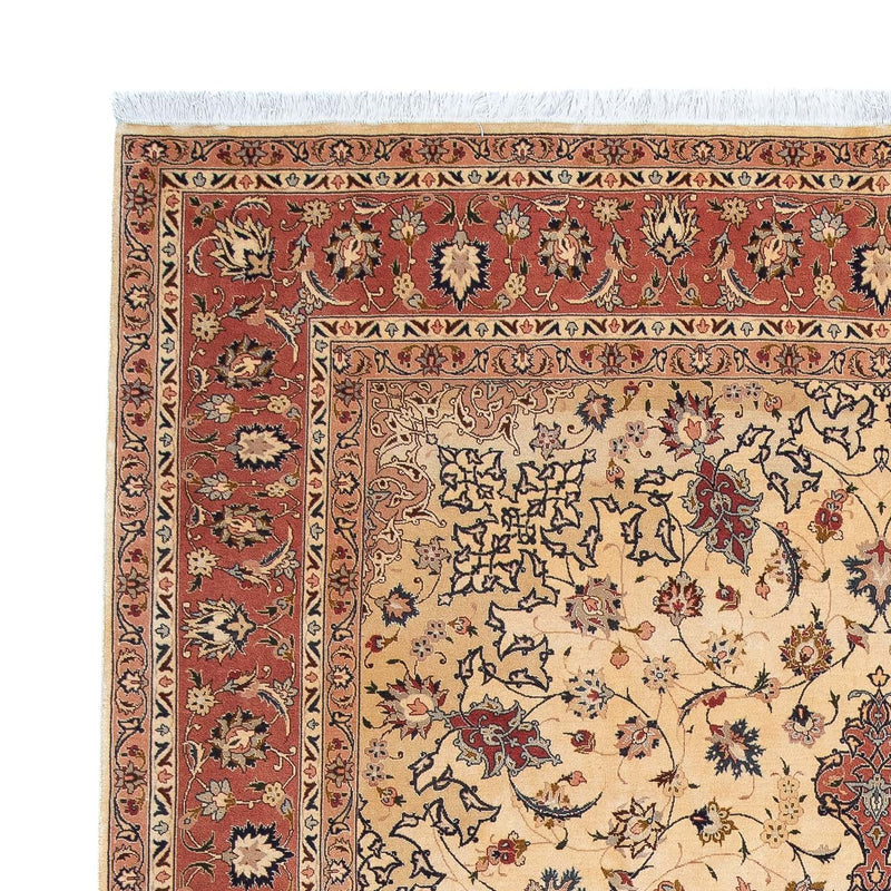 Alfombra Persa - Tabriz - Real - 305 x 198 cm - marrón claro