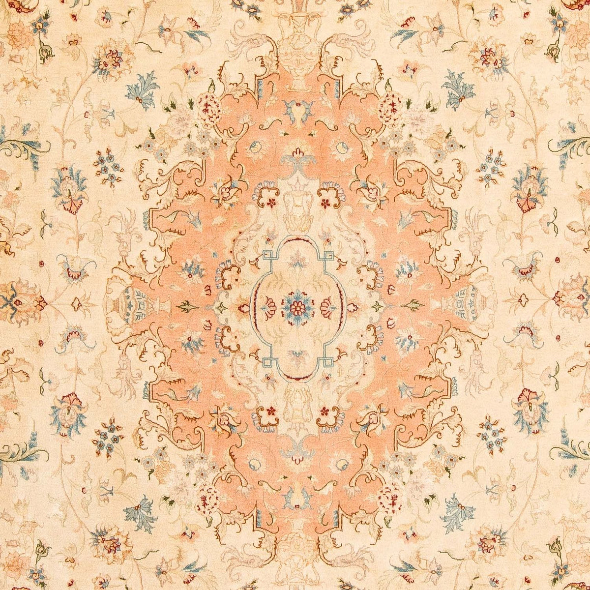 Alfombra Persa - Tabriz - Real - 303 x 200 cm - beige