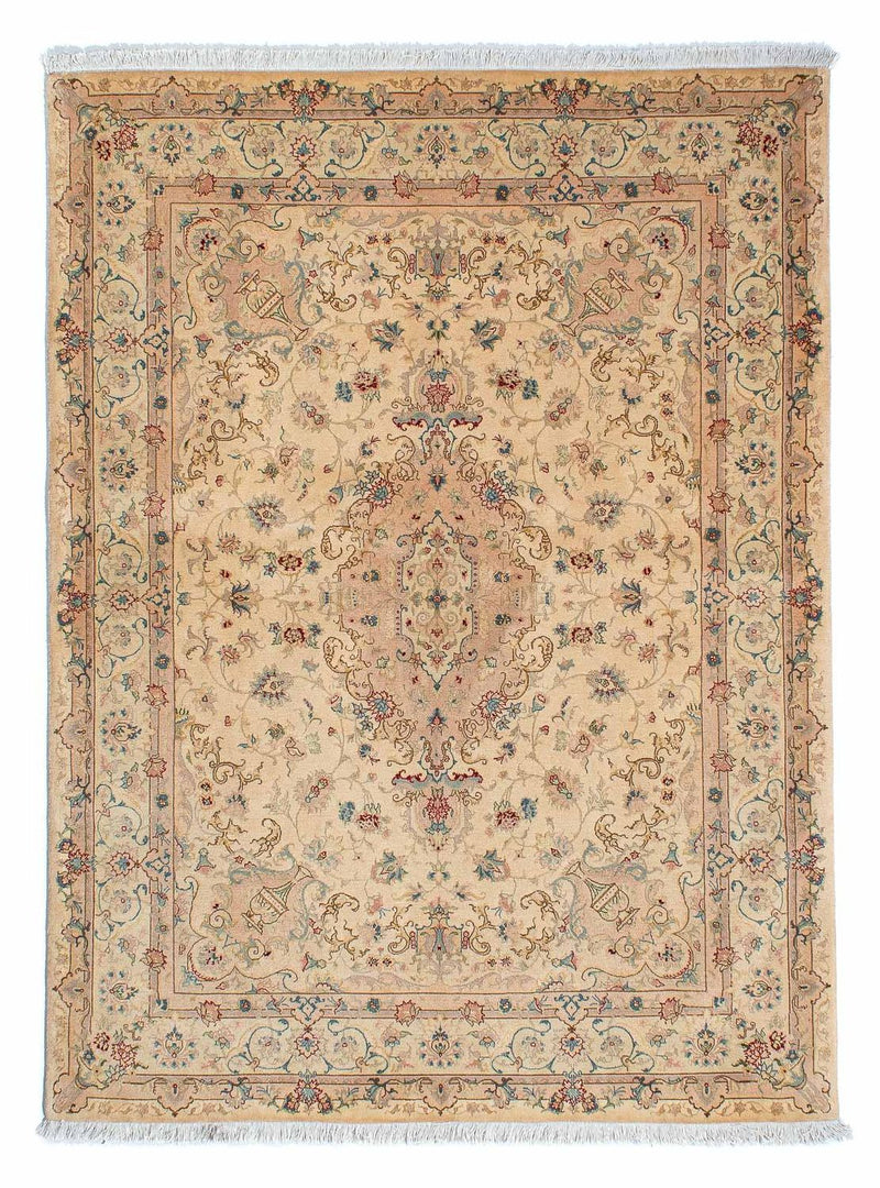 Alfombra Persa - Tabriz - Real - 200 x 149 cm - marrón claro