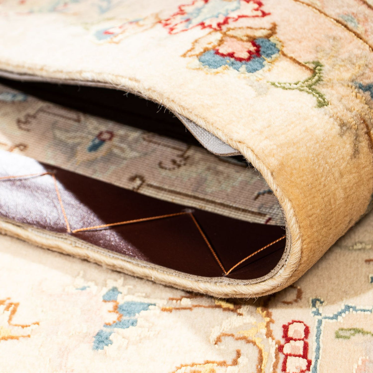 Alfombra Persa - Tabriz - Real - 200 x 149 cm - marrón claro