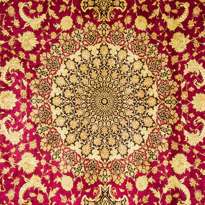 Alfombra persa - Ghom - 300 x 200 cm - rojo