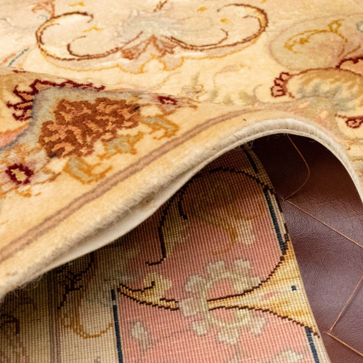 Alfombra Persa - Tabriz - Real - 154 x 100 cm - beige