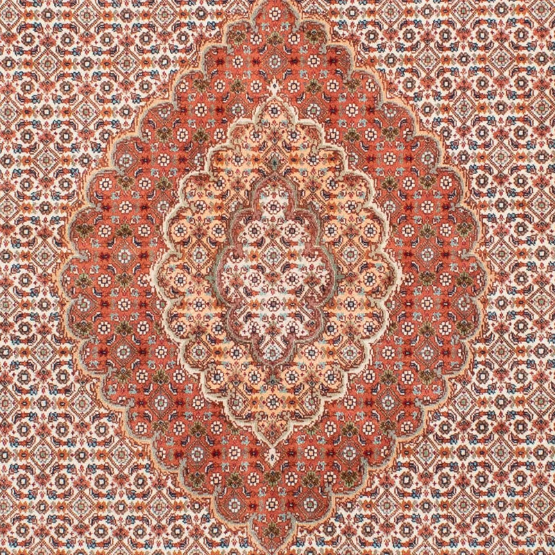 Alfombra persa - Tabriz - 198 x 149 cm - marrón claro