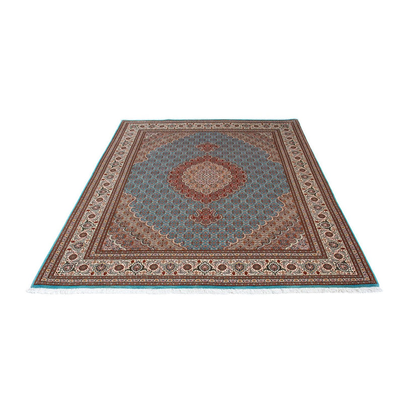 Alfombra persa - Tabriz - 202 x 150 cm - turquesa