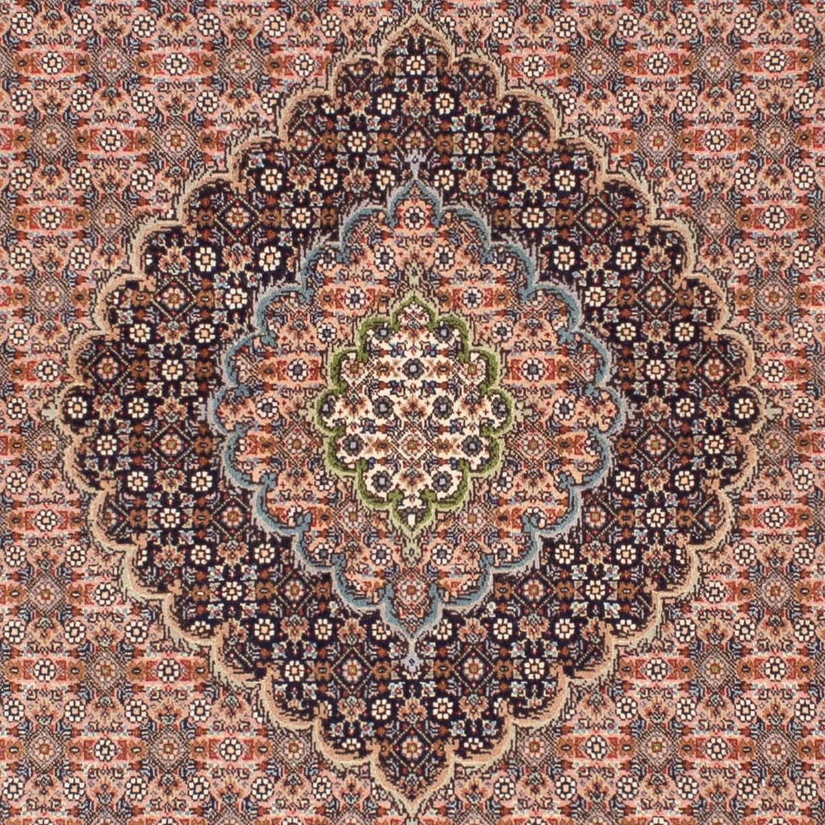 Alfombra persa - Tabriz - 204 x 151 cm - marrón claro
