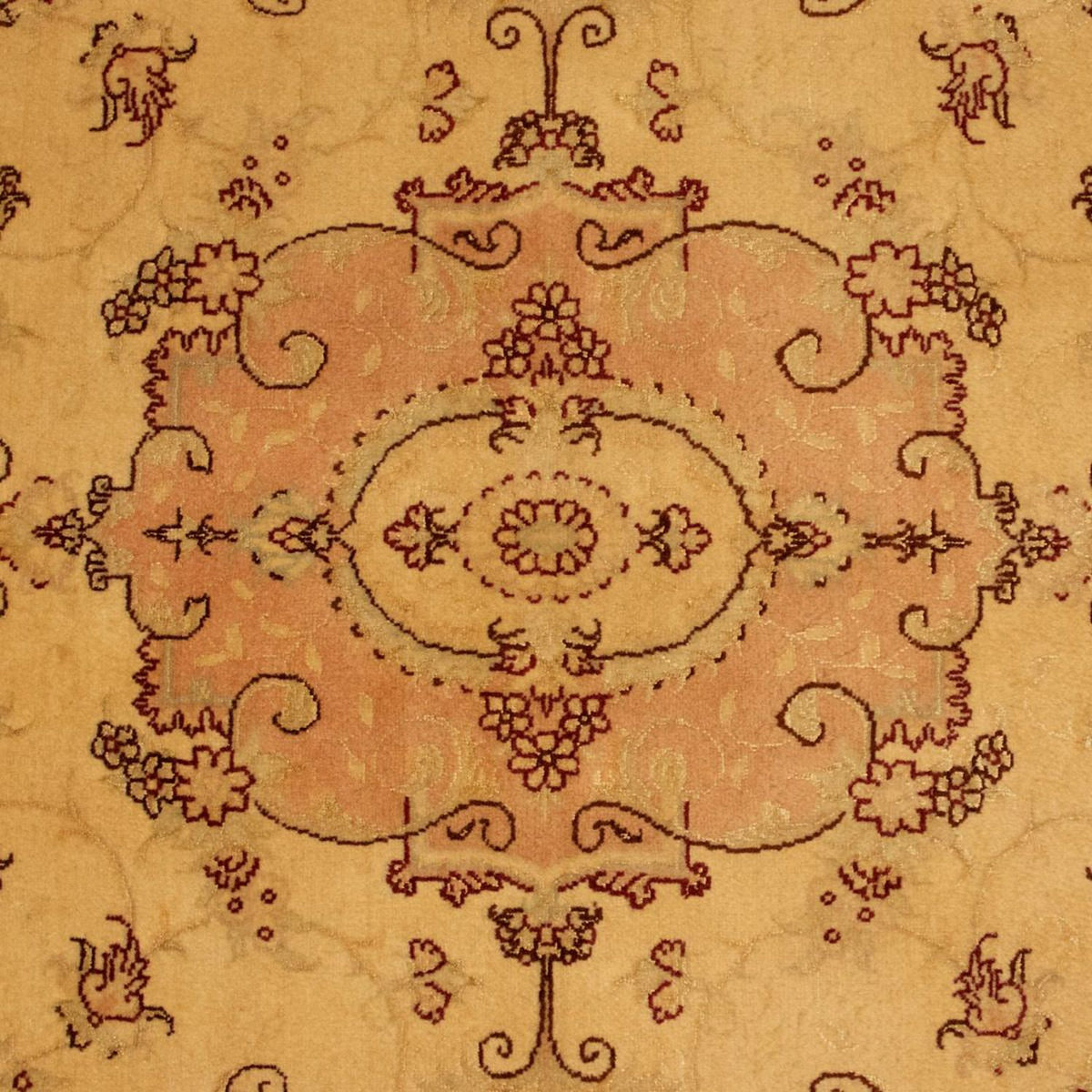 Alfombra Persa - Tabriz - Real - 150 x 100 cm - beige