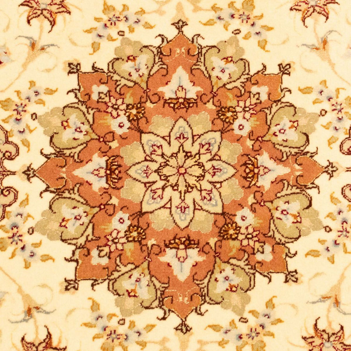 Alfombra Persa - Tabriz - Real - 154 x 103 cm - beige