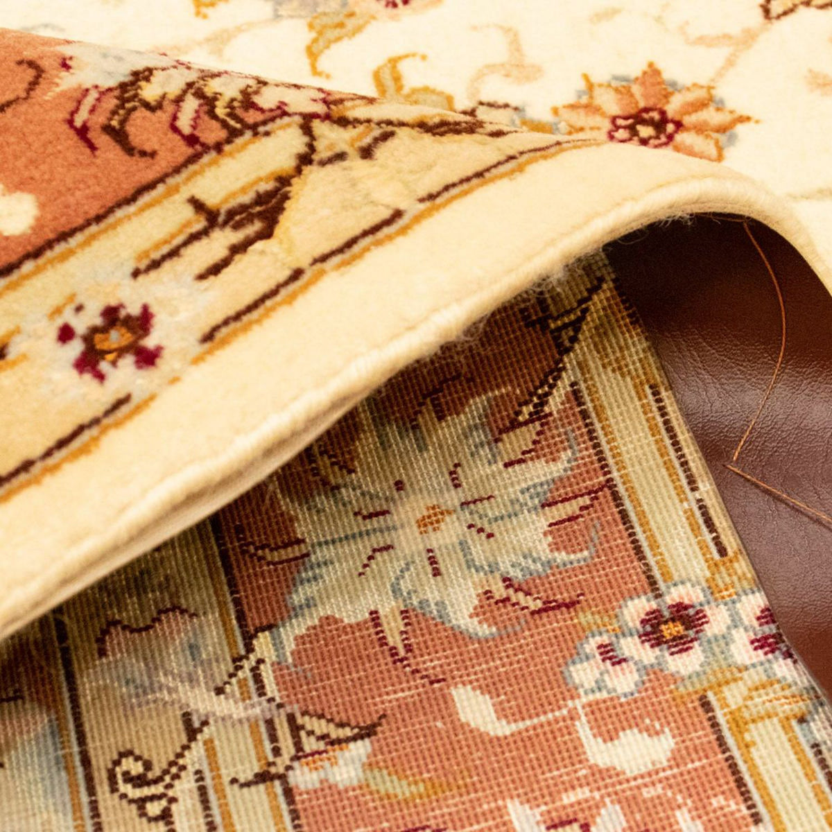 Alfombra Persa - Tabriz - Real - 154 x 103 cm - beige