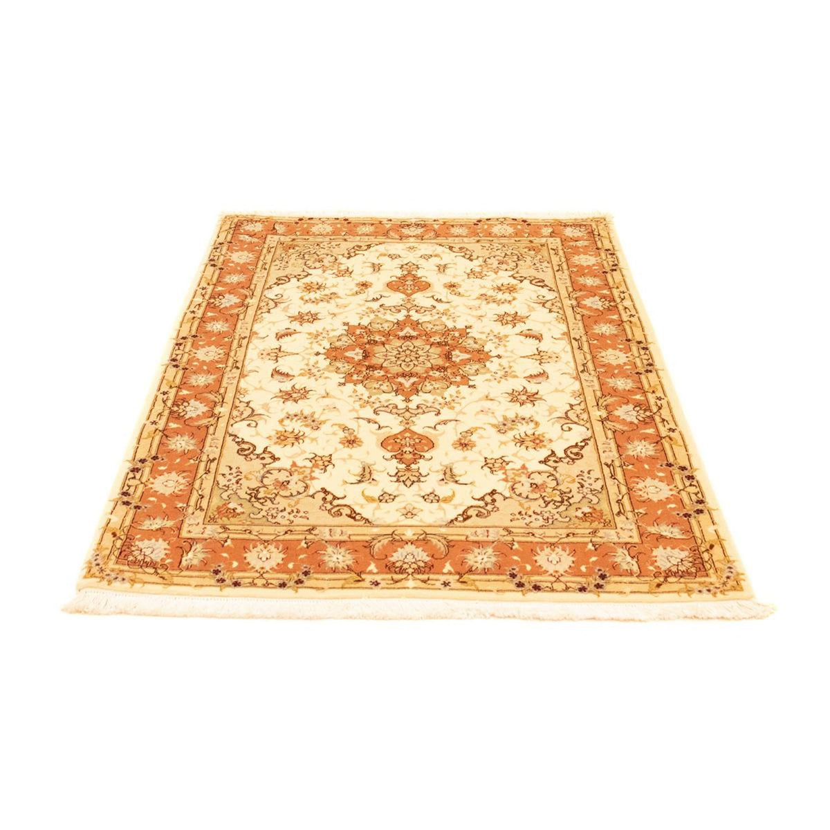 Alfombra Persa - Tabriz - Real - 154 x 103 cm - beige