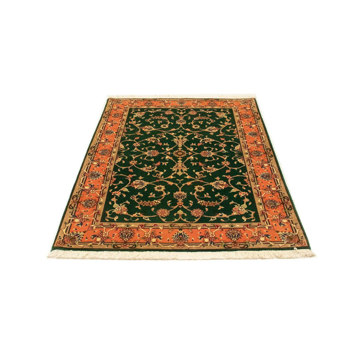 Alfombra Persa - Tabriz - Real - 148 x 100 cm - verde