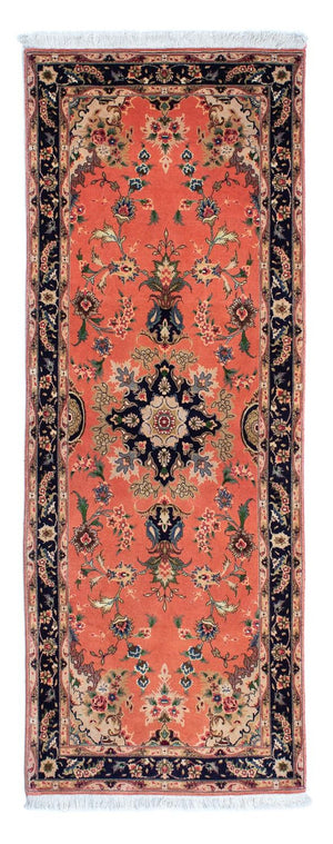Alfombra de pasillo Alfombra Persa - Tabriz - Real - 217 x 79 cm - óxido