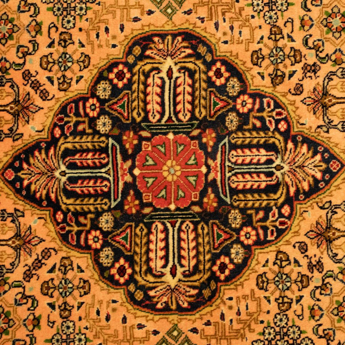 Alfombra Persa - Tabriz - Real - 142 x 98 cm - oro