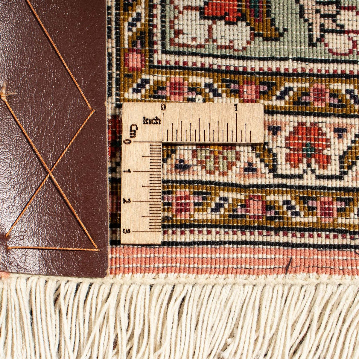 Alfombra persa - Tabriz cuadrado  - 206 x 206 cm - marrón