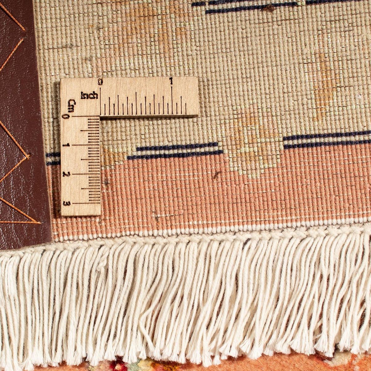 Alfombra Persa - Tabriz - Real cuadrado  - 204 x 192 cm - rojo claro