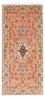 Alfombra de pasillo Alfombra Persa - Tabriz - Real - 165 x 74 cm - rojo claro
