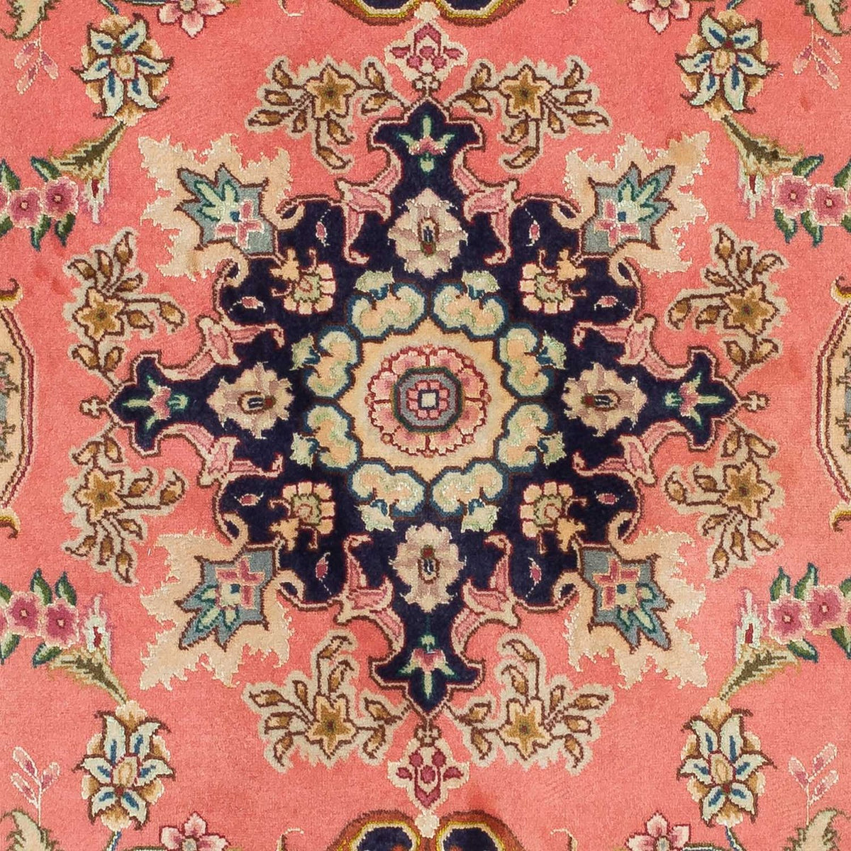 Alfombra de pasillo Alfombra Persa - Tabriz - Real - 198 x 80 cm - rojo claro