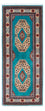 Alfombra de pasillo Alfombra Persa - Tabriz - Real - 190 x 75 cm - azul