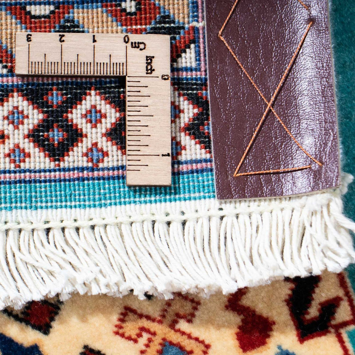 Alfombra de pasillo Alfombra Persa - Tabriz - Real - 190 x 75 cm - azul