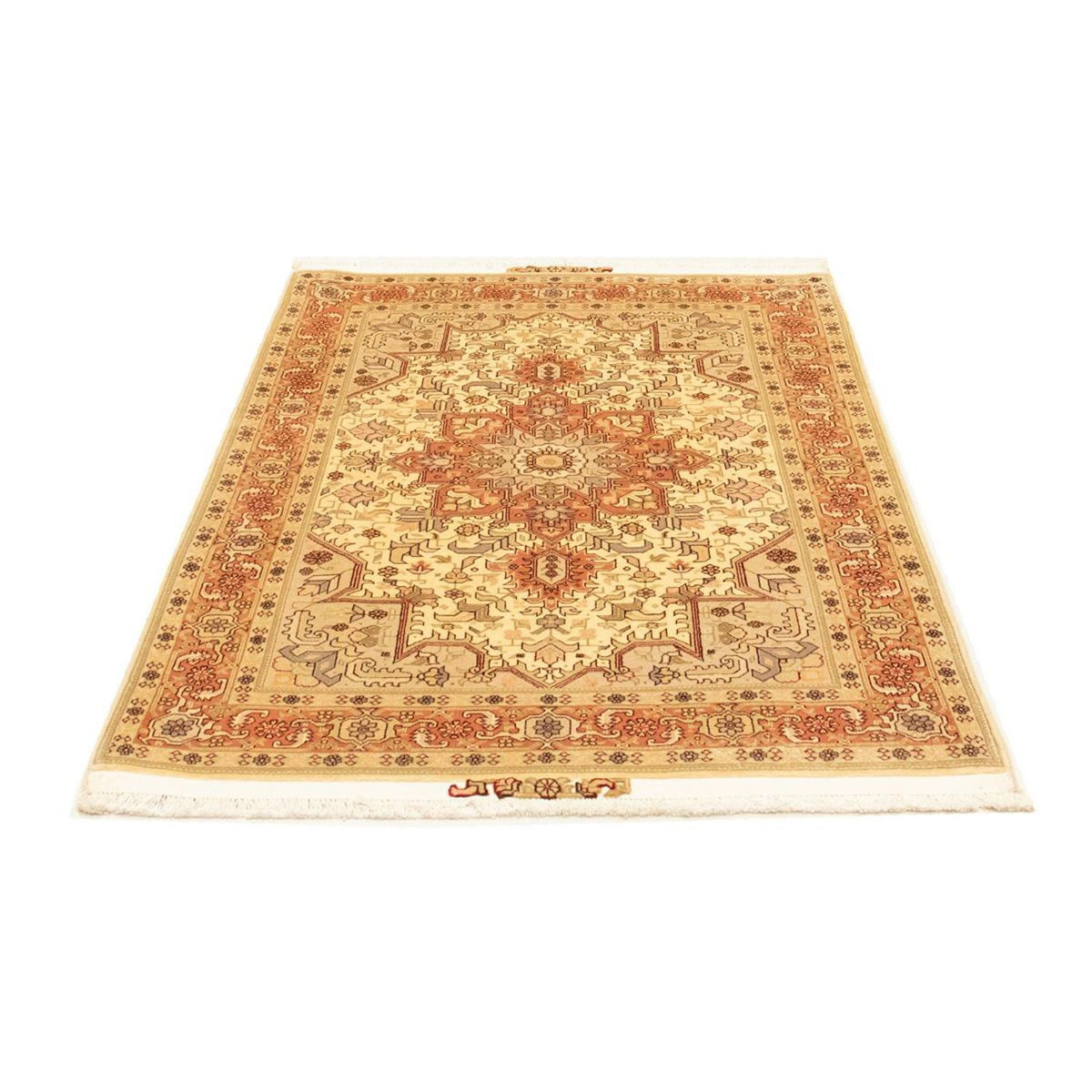 Alfombra Persa - Tabriz - Real - 147 x 103 cm - beige
