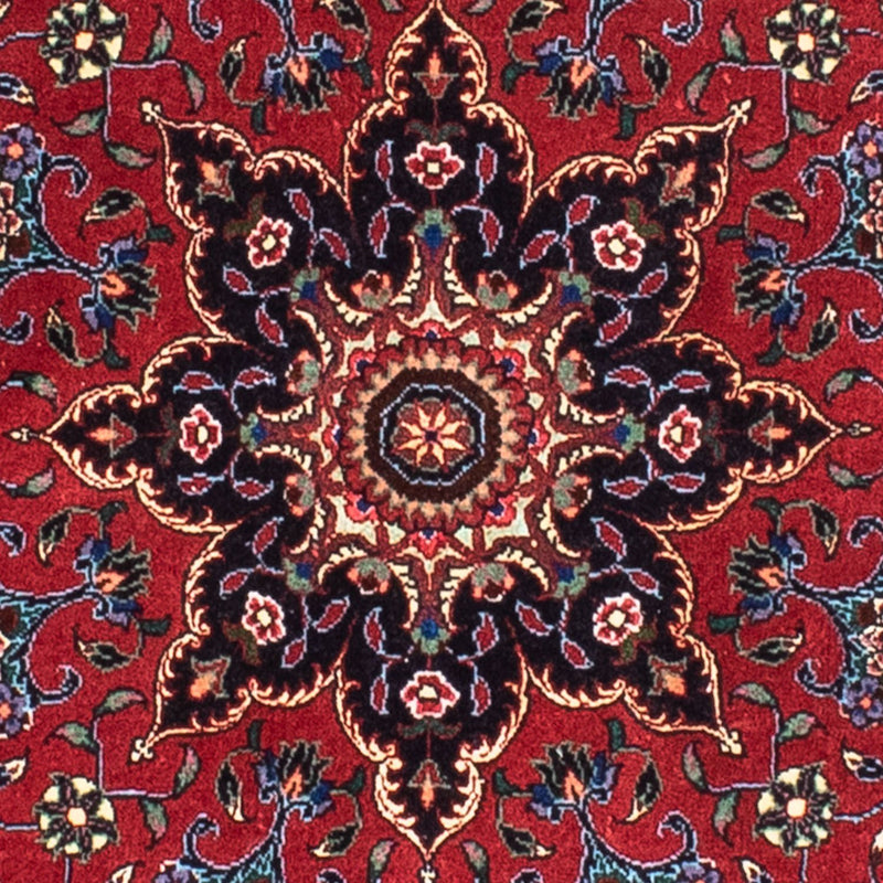 Alfombra persa - Bidjar redondo  - 150 x 150 cm - rojo oscuro